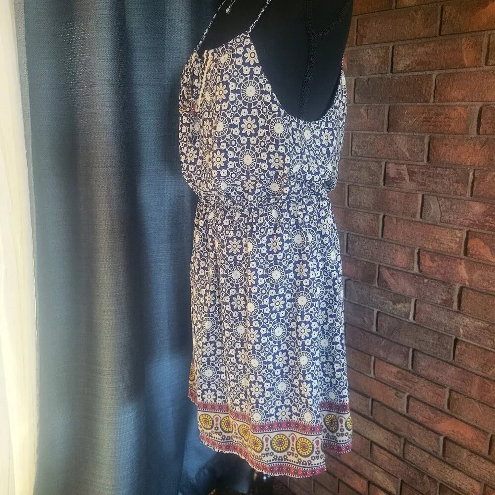 Francesca's Birdcage Boho Spaghetti Strap Summer Dress - Size L - Picture 5 of 11